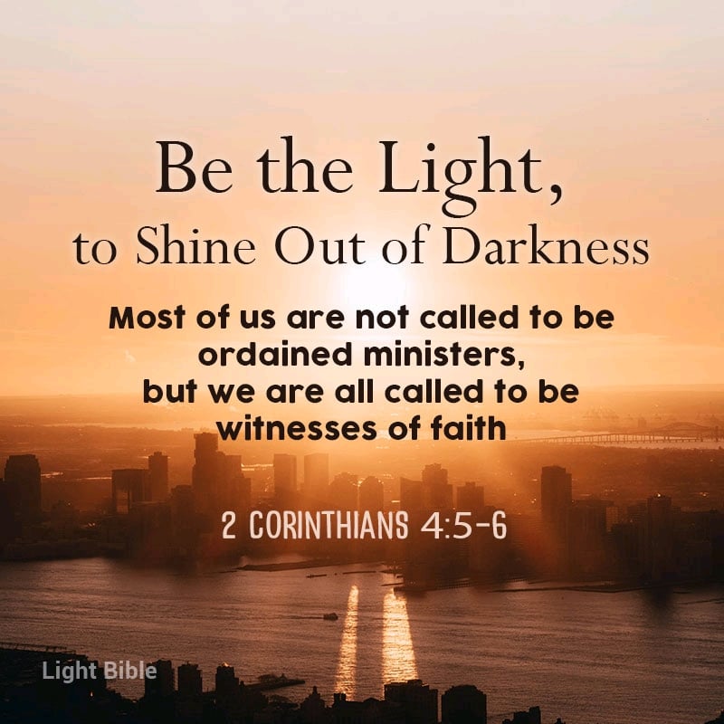 Be the Light to Shine Out of Darkness