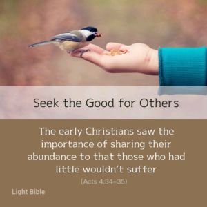 Seek the Good for Others