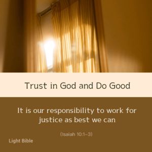 Trust in God and Do Good