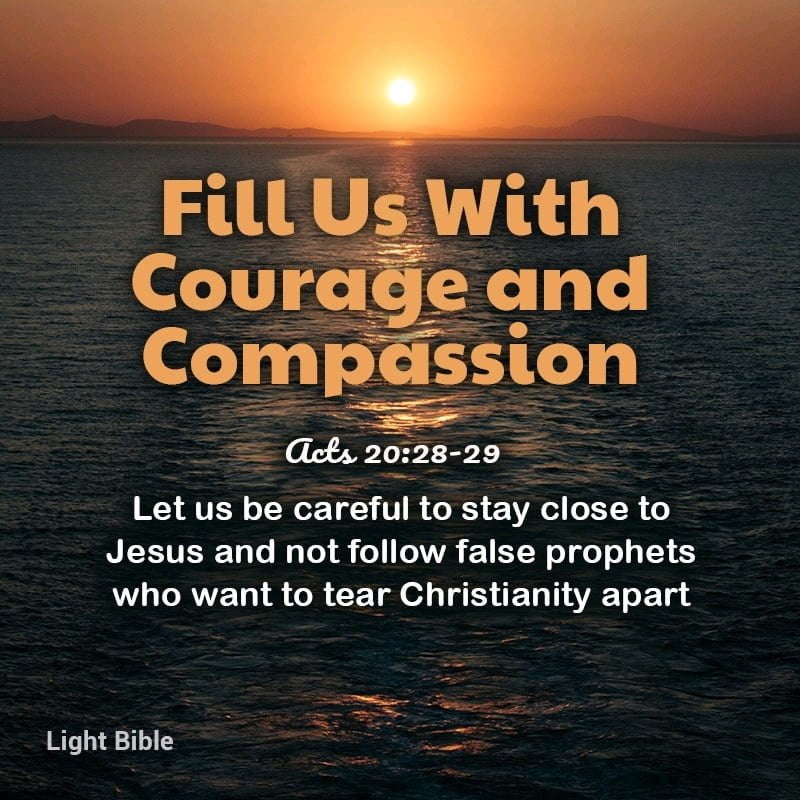 Fill Us with Courage and Compassion