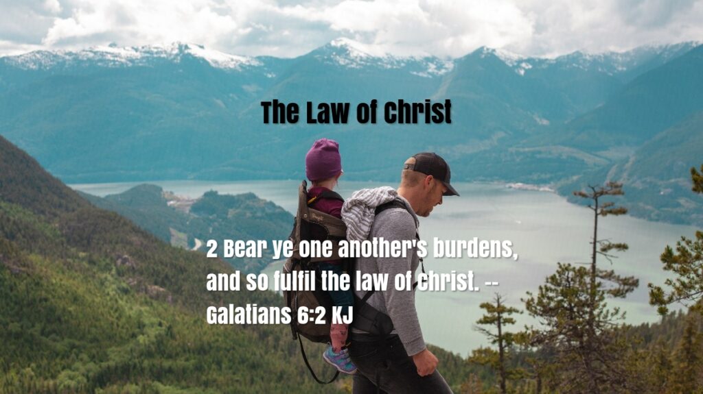 Daily Devotional - The Law of Christ