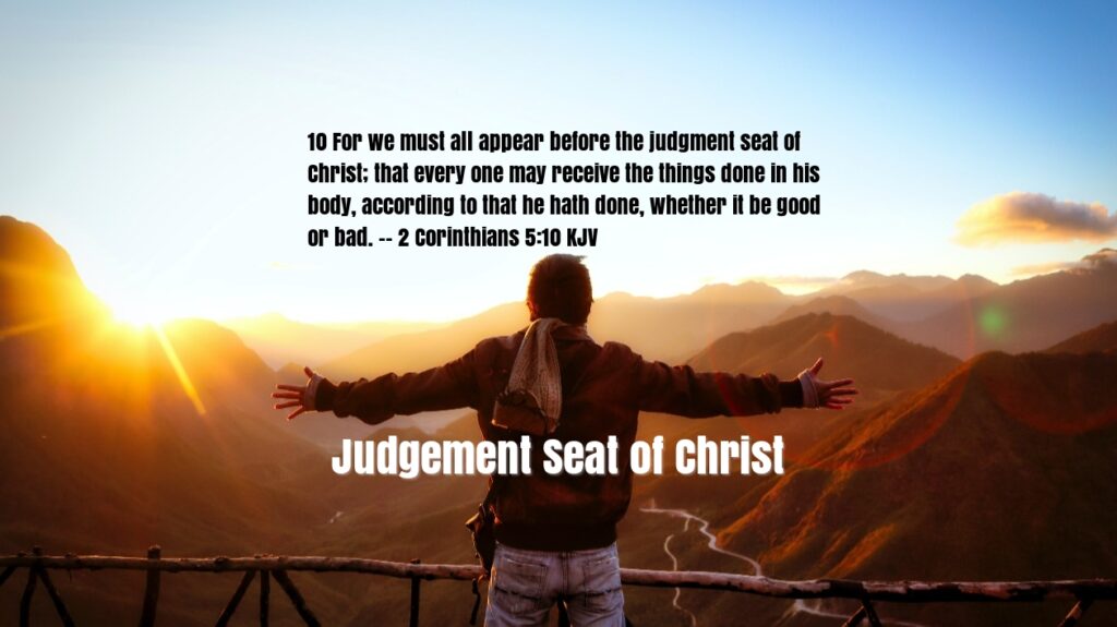 Daily Devotional - judgement seat of Christ